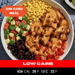 CHIPOTLE STYLE BURRITO BOWL WITH VEG LOW CARB