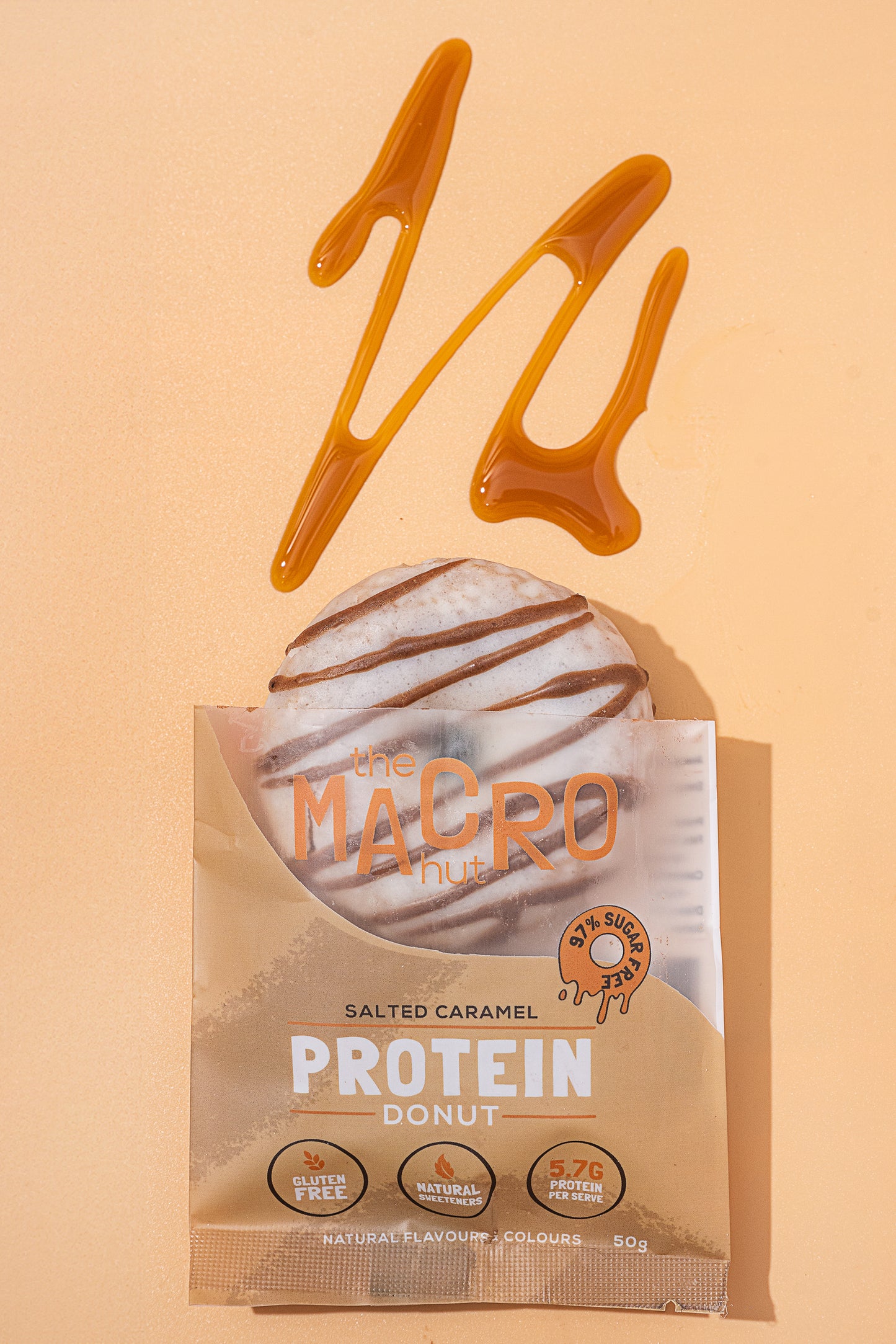SALTED CARAMEL PROTEIN DONUT