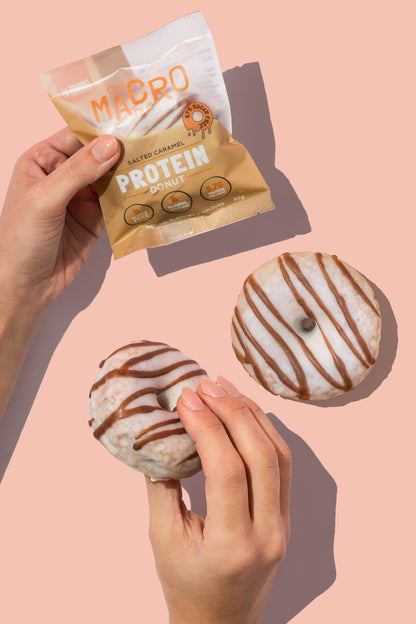 SALTED CARAMEL PROTEIN DONUT