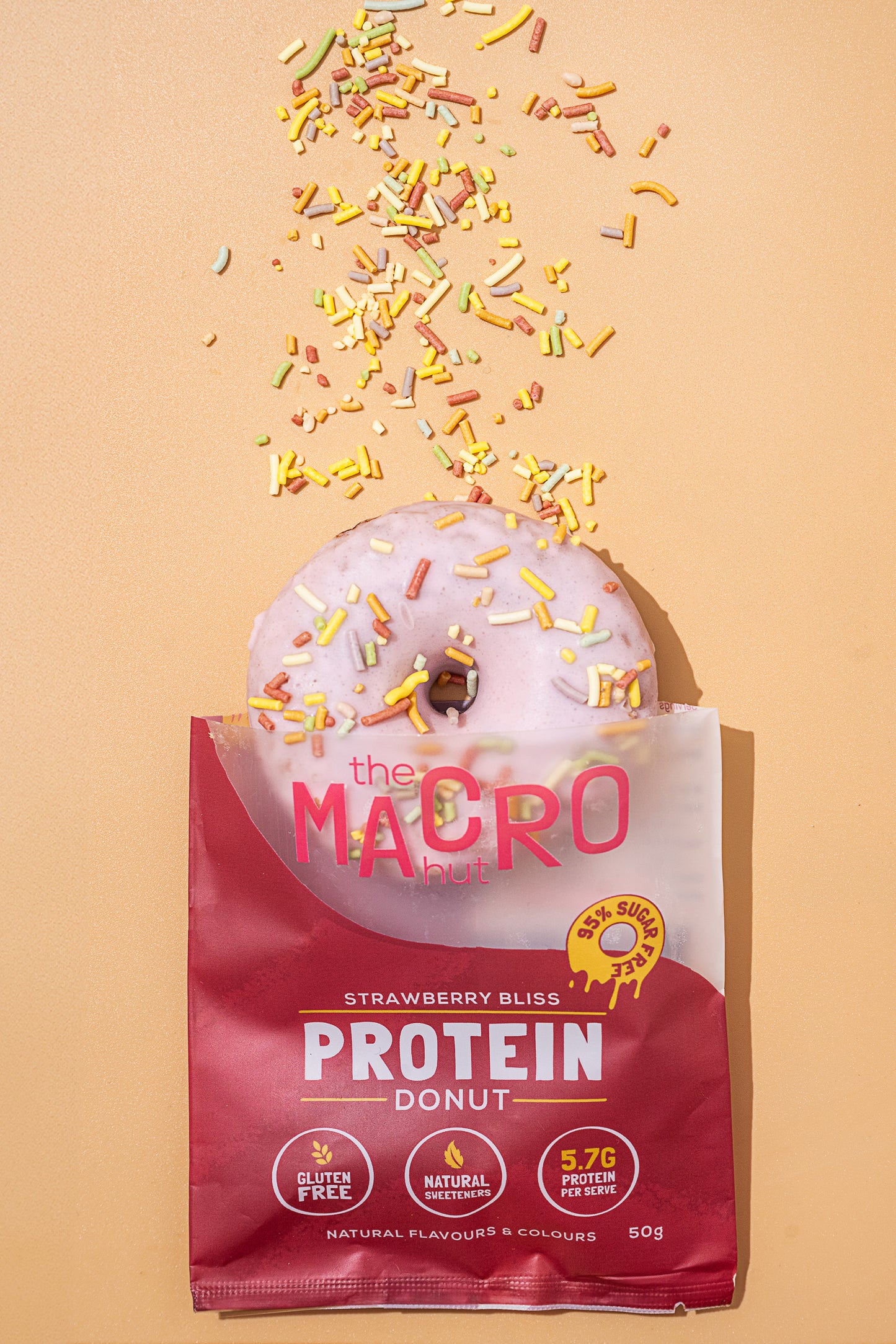 STRAWBERRY BLISS PROTEIN DONUT