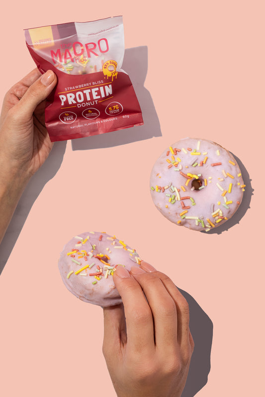 STRAWBERRY BLISS PROTEIN DONUT